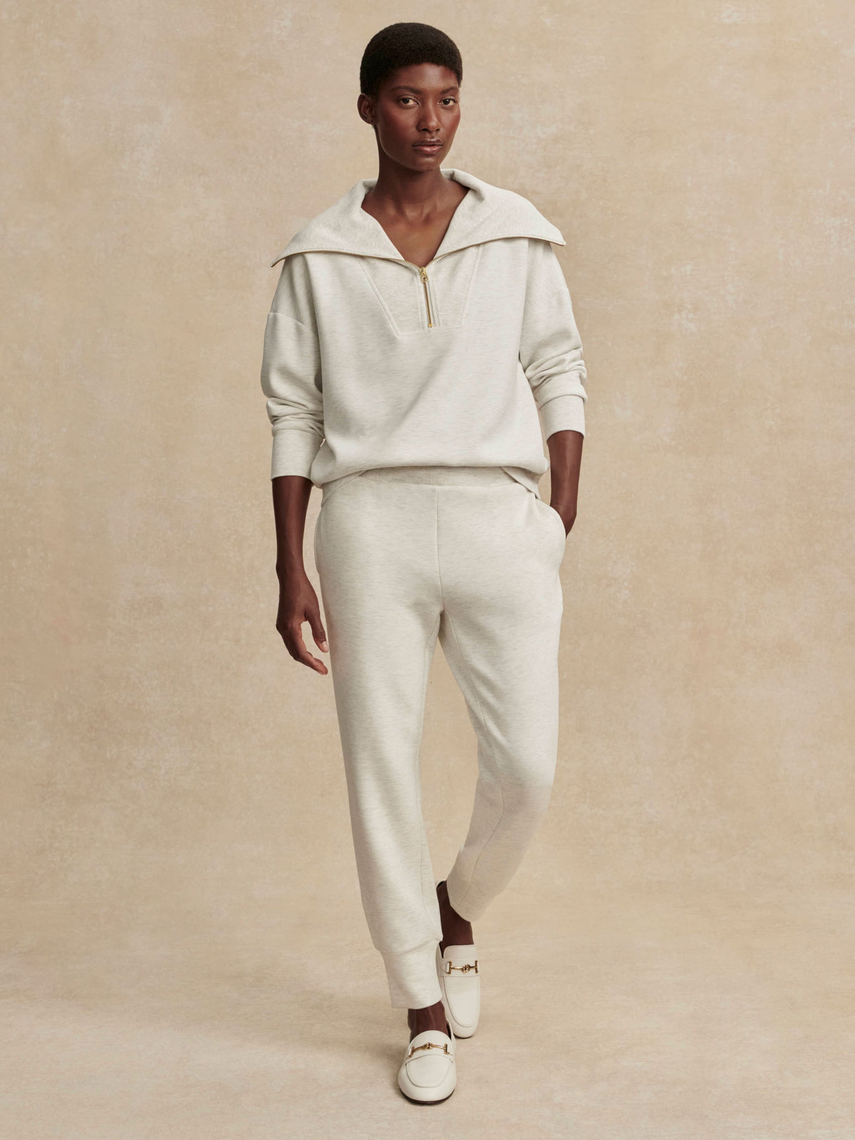 Slim cuff pant - pristine
