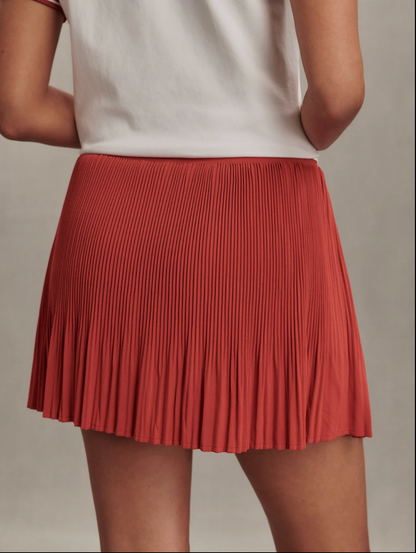 Davina skort - rojo manzana