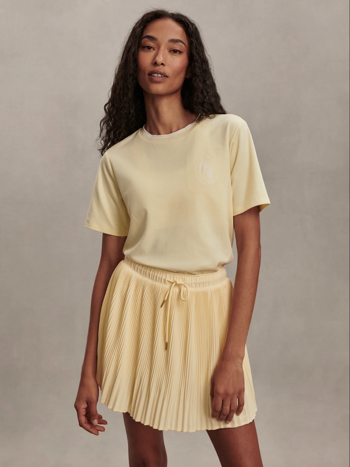 Davina skort - light yellow