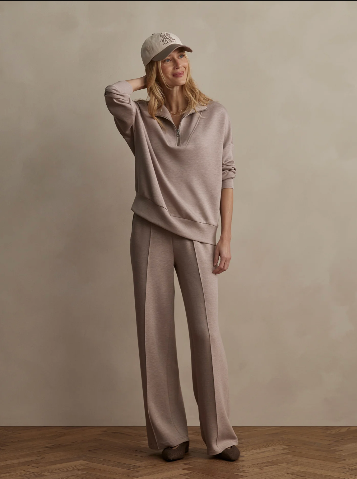 Hawley sweat - taupe marl