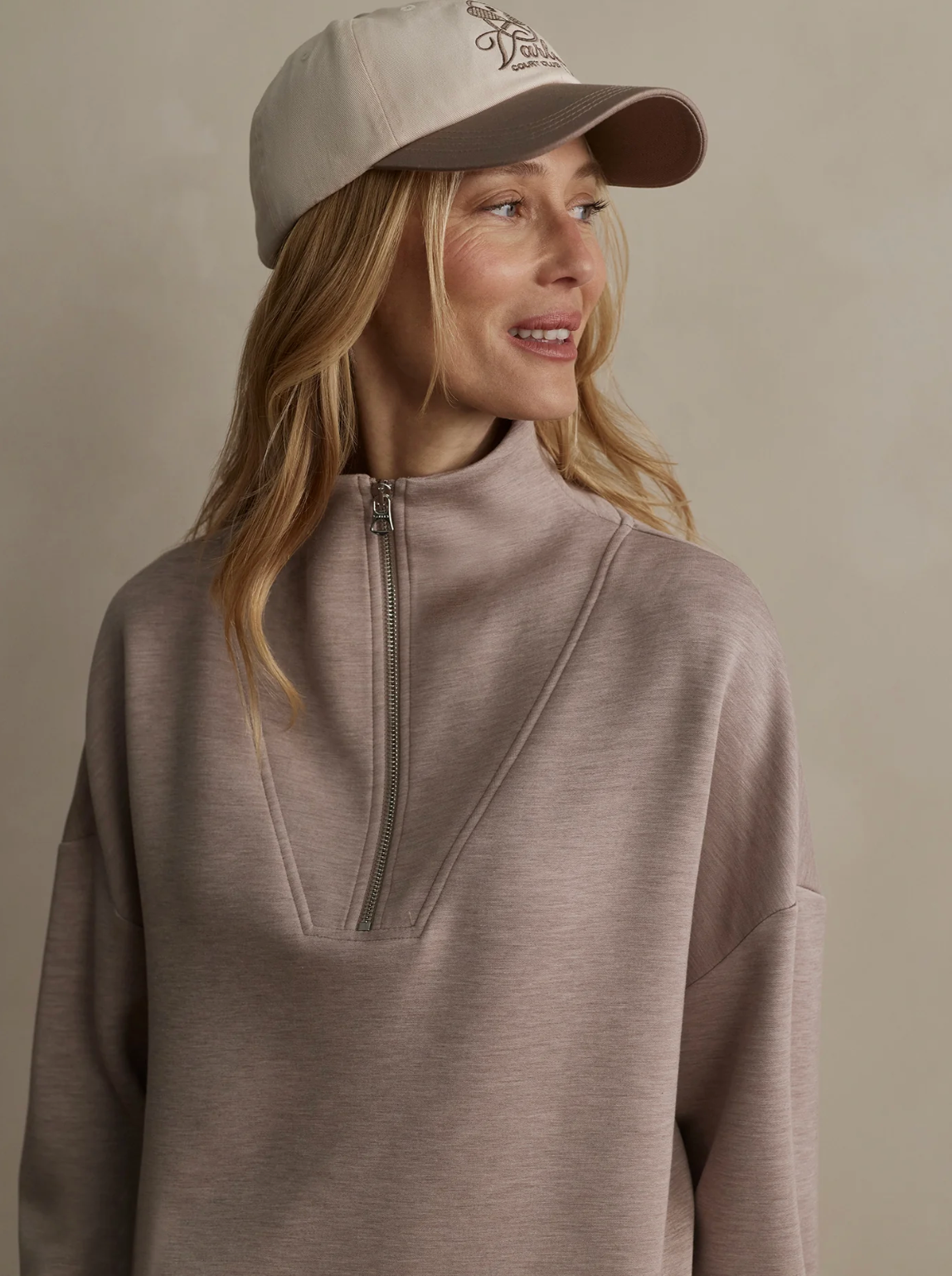 Hawley sweat - taupe marl