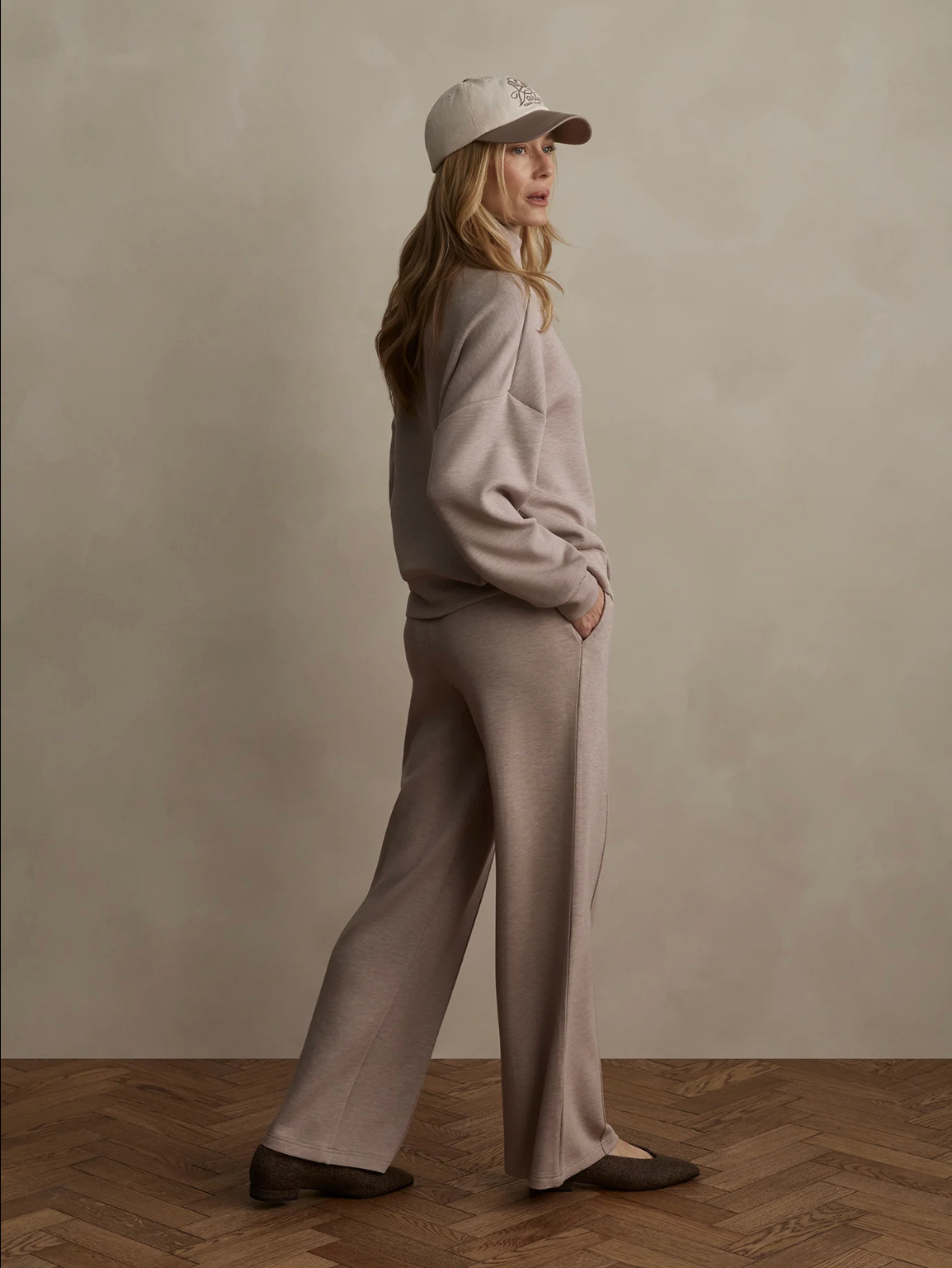 Hawley sweat - taupe marl