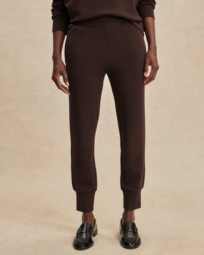 Slim cuff pant - coffee bean