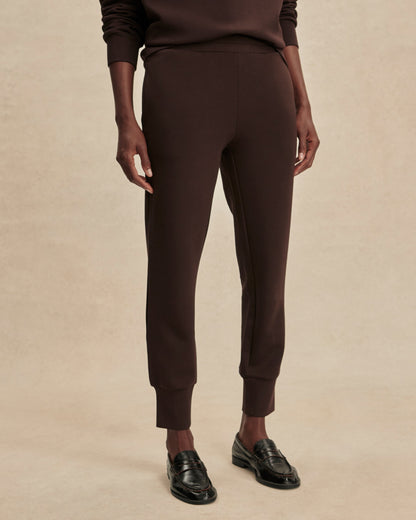 Slim cuff pant - coffee bean