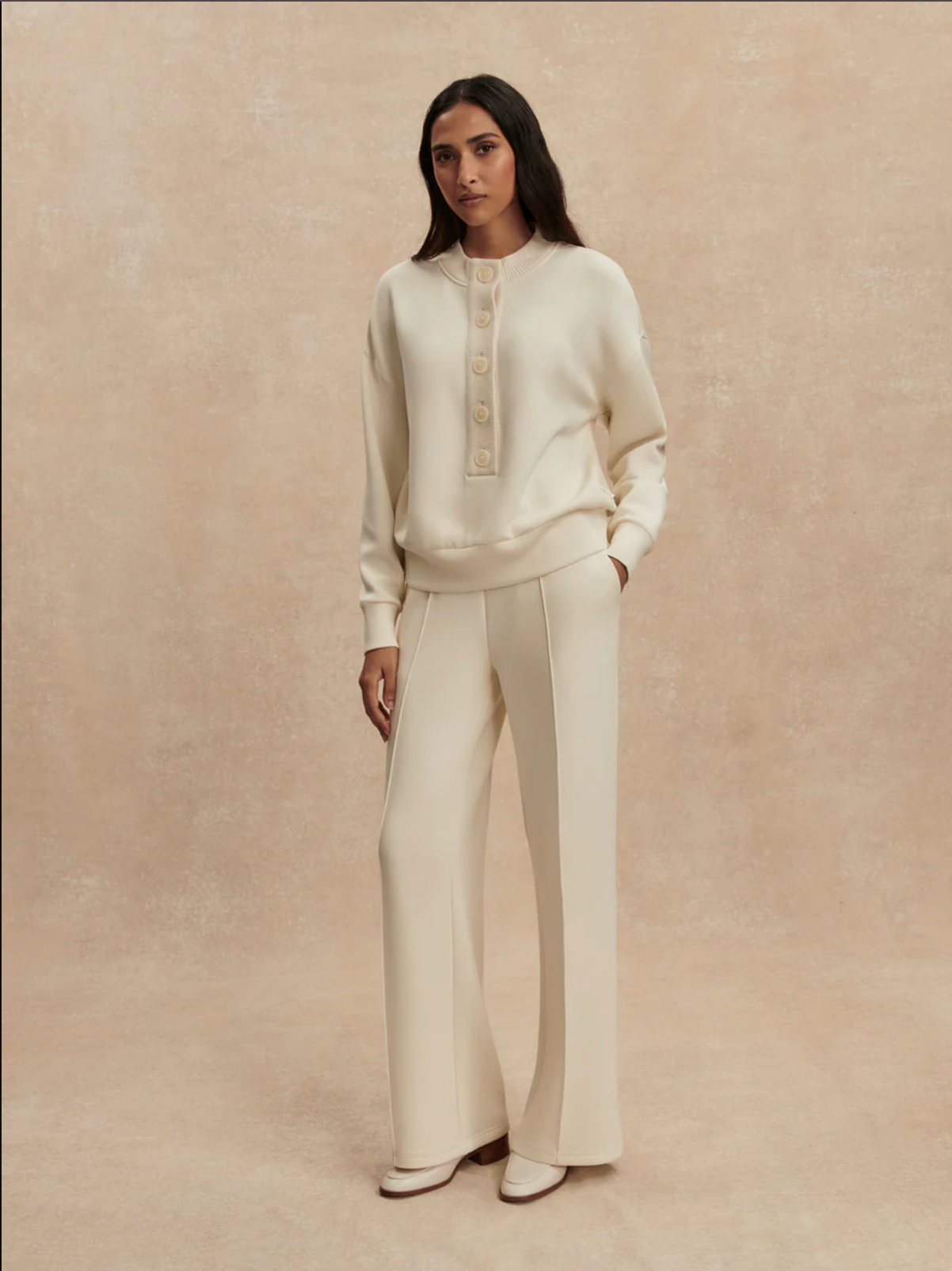 The wide leg pant -pristine